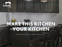 Tablet Screenshot of cabinetsandcoffee.com
